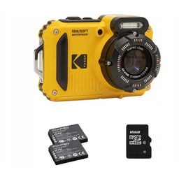 Aparat Kodak WPZ2 Żółty 2 baterie karta pamięci