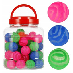 Piłka kauczukowa 3cm Spirala MIX Creative 536519 60