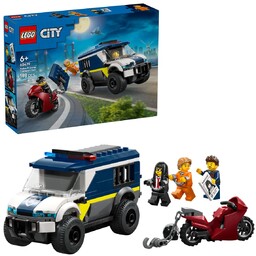LEGO City, klocki, Furgonetka policyjnego konwoju więziennego, 60479