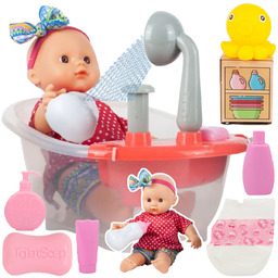 Lalka Bobas - Zestaw do Mycia z Wanienką