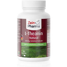 Zein Pharma - L-Teanina, 250mg, Suplement diety, 90