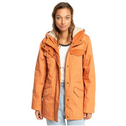 Kurtka damska Billabong So Easy zimowa parka pomarańczowa-S