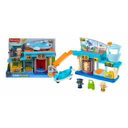 Fisher Price Port Lotniczy zestaw Mattel HTJ26
