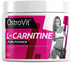 OstroVit, Spalacz tłuszczu, 100% Carnitine, 210 g, naturalny