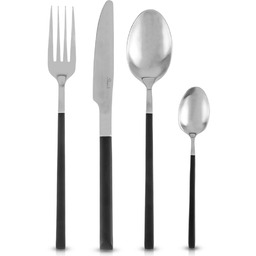 Zestaw sztućców stalowy dla 6 osób SKANDI 24
