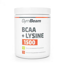 GymBeam BCAA 1500 + Lizyna 300 tab bez