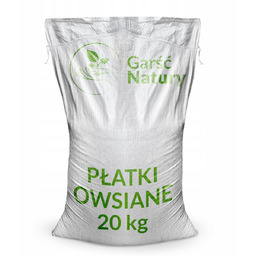 PŁATKI OWSIANE ZWYKŁE PEŁNOZIARNISTE 20kg Naturalne Zdrowe POLSKIE