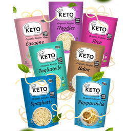 MAKARON KONJAC SHIRATAKI ZESTAW bezglutenowy keto chef vwegański