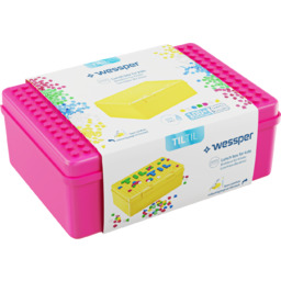 Wessper Til Til, lunchbox, różowy, 1 sztuka +
