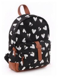 Plecak dla dzieci Black&White Hearts KIDZROOM