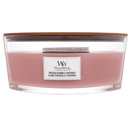 WoodWick Pressed Blooms & Patchouli świeczka zapachowa 453,6
