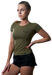 Koszulka treningowa damska Military Gym Wear Forest Women''sTee