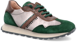Hiszpańskie sneakersy - HISPANITAS CHI243689 ZIELONO-SREBRNE
