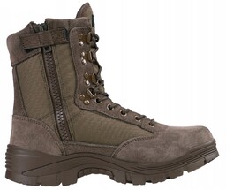 Mil-Tec Buty Taktyczne z Zamkiem Brązowe - 47