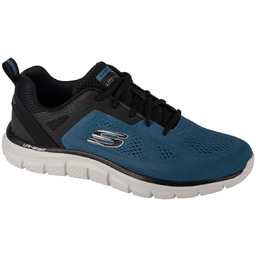 Skechers Track-Broader 232698-BLBK, Męskie, buty sneakers, Niebieski