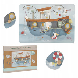 na roczek dla dziewczynki Puzzle Drewniane dźwiękowe Little