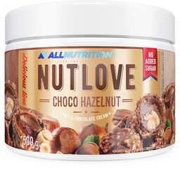 Allnutrition Nutlove Choco Hazelnut, krem orzechowo-czekoladowy, bez dodatku