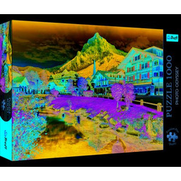 TREFL Puzzle Photo Odyssey Alpejskie Miasteczko Szwajcaria 10854