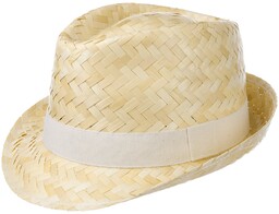 Kapelusz Słomkowy Valencia Trilby by Lipodo, naturalny, cm