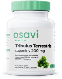 OSAVI Tribulus Terrestris, saponiny 200 mg (120 kaps.)