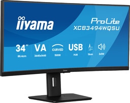 Monitor iiyama ProLite XCB3494WQSU-B1 34" Zagięty UWQHD VA