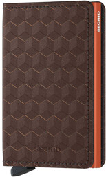 Mały portfel RFID Secrid Slimwallet Optical - brown