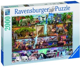 Ravensburger PUZZLE 2000 ŚWIAT ZWIERZąT