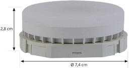 LUUMR Inteligentna żarówka LED GX53, ściemniana, RGB, 9W,