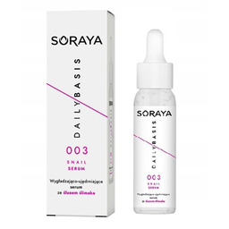 Soraya Daily basis, snail serum wygładzająco-ujędrniające do twarzy,