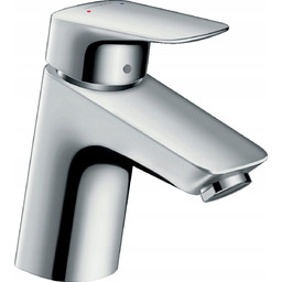 Bateria umywalkowa stojąca Hansgrohe Logis srebrny 71071000