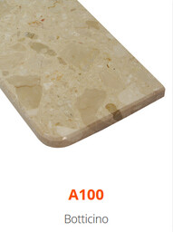 Parapet z konglomeratu marmurowego aglomarmur Botticino 3cm