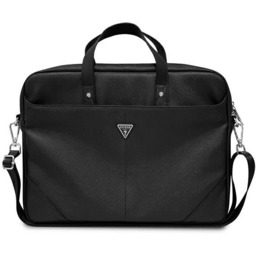 Guess Torba GUCB15PSATLK 16'' czarny/ black Saffiano Triangle