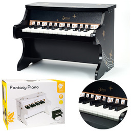 CLASSIC WORLD Pianino Czarne Drewniane Fantasy