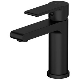 CERSANIT Bateria umywalkowa stojąca VERSO czarna, korek klik-klak