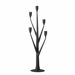 Bloomingville ABRIZ Świecznik Stołowy 64 cm / Czarny