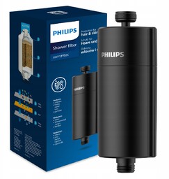 Filtr wody do prysznica, filtr prysznicowy Philips AWP1775BK