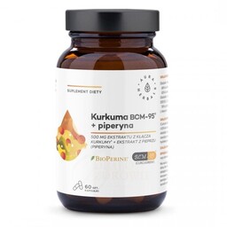 Kurkuma 500 mg BCM-95 + piperyna, Aura Herbals,
