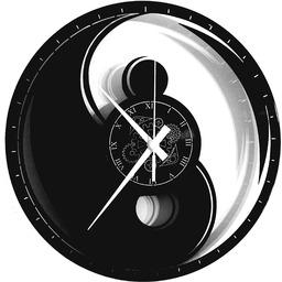 Instant Karma Clocks Zegar ścienny z winylu zegar