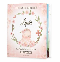 Historie opowieści biblijne z nadrukiem dla dziewczynki