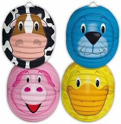 Folat - Lampion Animals Okrągły 22 cm (Losowy