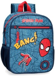 Marvel Spiderman Denim Plecak do przedszkola, Niebieski, Taille