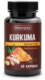 SKOCZYLAS Kurkuma, piperyna, imbir, resweratrol i kwercetyna, 60