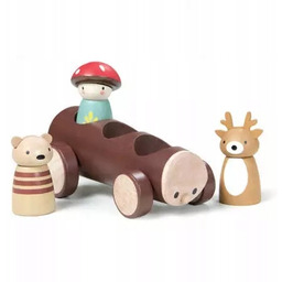 Tender Leaf Toys: Drewniana leśna taksówka