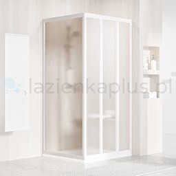 RAVAK 940701R2ZG ścianki prysznicowe APSS-90 biała, szkło Grape