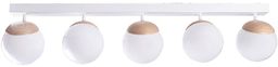Milagro SFERA WOOD MLP5428 plafon lampa sufitowa biała