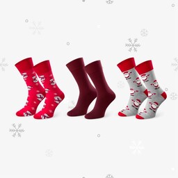 Steven Męski zestaw świątecznych skarpet w pudełku prezentowym