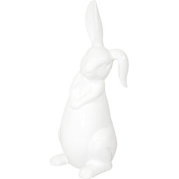 Figurka wielkanocna ceramiczna zajączek 30x11x12 100215