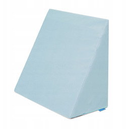 Poduszka klin pod plecy 60x50x30 CM w. niebieski