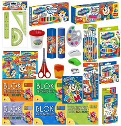 BAMBINO Wyprawka Szkolna XXL + Worek BAM-6579-V1