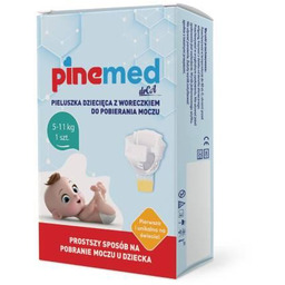PINEMED Pieluszka dziecięca z woreczkiem do pobierania moczu